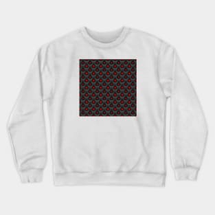 Red Atomic Bomb Pattern Crewneck Sweatshirt